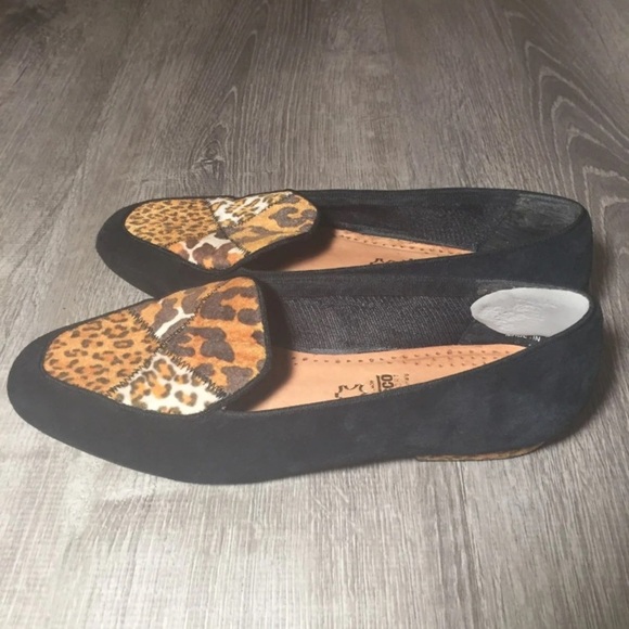 Leopard Print Slide Loafers - Picture 4 of 6
